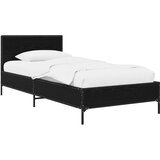  Okvir kreveta s uzglavljem Crni hrast 80 x 200 cm - Crni hrast | shoptok.hr