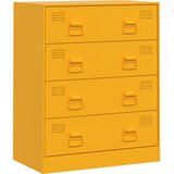  Komoda boja senfa 67 x 39 x 83 cm čelični | shoptok.hr