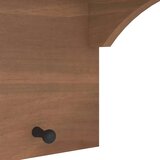 vidaXL Zidna vješalica za kapute SANDNES 87x30x42 cm puno drvo bor Cijene