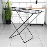 Vilde sklopivo sušilo za rublje 181 × 51 cm, 14,58 m – crno | shoptok.hr