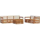 Set vanjskih sofa 6 kom. Prirodna Čvrsto drvo akacije | shoptok.hr