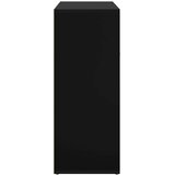  Komoda crna 60 x 30 x 75 cm od konstruiranog drva | shoptok.hr