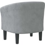 vidaXL Fotelj temno siv žamet | Shoptok.si