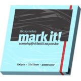 Mark IT Samolepljivi listići Mark 100lis, 75x75mm plavi | Eponuda.com