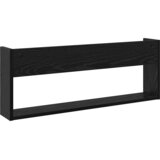  Polica za časopise s policom 2 pcs Crni hrast 80 x 12 x 30 cm | shoptok.hr