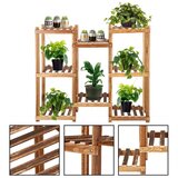 Ga0198 drveni stalak za cvijeće 84x25x70 cm | shoptok.hr