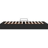  Otomanski krevet s pohranom Crna 100 x 200 cm tkanina | shoptok.hr