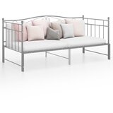 The Living Store Izvlečni posteljni okvir siv iz kovine 90x200 cm - Posteljni Okvir, (21530794) | Shoptok.si