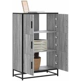 Furnova Visoka omara siva sonoma 68x35x106,5 cm inž. les in kovina, (21954152) Cene