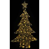  Božićno drvce s 120 LED svjetlima Topla bijela 150 cm Ratan | shoptok.hr