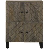  Komoda crna 60x33x75 cm Puno drvo Mango | shoptok.hr
