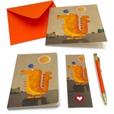 Kartos Darilni komplet za pisanje z voščilnico Dragon – | Shoptok.si