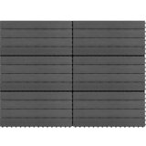 vidaXL Pločice od WPC-a 60 x 30 cm 6 kom 1 m² sive u