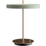 UMAGE Svetlo zelena LED zatemnitvena namizna svetilka s kovinskim senčnikom (višina 41,5 cm) Asteria Table – Cene