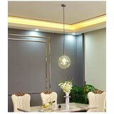 Toolight Stropna viseća svjetiljka staklena kugla 15cm APP1682-1CP | shoptok.hr
