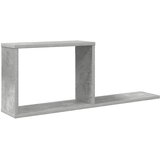 vidaXL Lebdeče police Betonsko siva 80 x 15 x 30 cm Inženirski les, (5000307243) | Shoptok.si