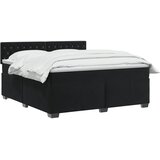  Krevet s box springom, madracem i LED-om Crna 160 x 200 cm | shoptok.hr