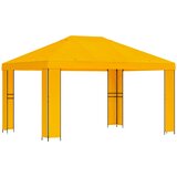 vidaXL Paviljon 4 × 3 m Rumena Poliester in jeklo 190, (5000218892) | Shoptok.si