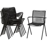 Acamp Vrtni Stol Alpha Rope, 6-Delni Set, Antracit | Shoptok.si