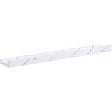  Stenska polica 4 pcs Beli marmor 60 x 9 x 3 cm Konstruiran les, (5000200417) | Shoptok.si