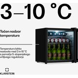 Klarstein Beersafe hladilnik za pijačo s steklenimi vrati | 44 x 48 cm | Notranja LED osvetlitev | Shoptok.si