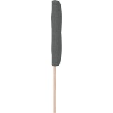 vidaXL LED vzglavnik z gumbi v temno sivi barvi, 90 cm, tkanina | Shoptok.si