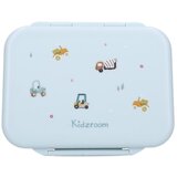 Kidzroom inox kutija za užinu s 2 pretinca - Little Story Blue | shoptok.hr