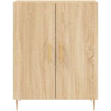 vidaXL Visoka komoda sonoma hrast 69,5x34x180 cm inženirski les | Shoptok.si
