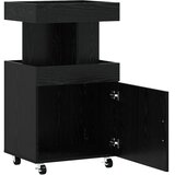  Barska kolica Crni hrast 50 x 41 x 89 cm Konstruirano drvo - Crni hrast | shoptok.hr