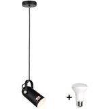 PAULMANN 79766 - led 1xE27/8W viseći luster na sajli lavea 230V crna Cene
