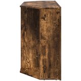  Kotni LED TV ormar 100x40x68cm Dimljeni hrast Konstruirano drvo | shoptok.hr
