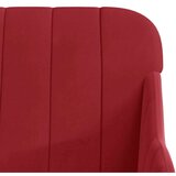  Fotelj vinsko rdeč 63x76x80 cm žamet, (20929518) | Shoptok.si