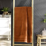 Douceur d intérieur Frotirna bombažna brisača v barvi terakote 70x130 cm Tendresse – | Shoptok.si