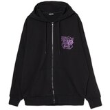 Cropp - Majica s kapuljačom na patentni zatvarač - Crna | shoptok.hr