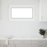  Prozor za podrum RISOR 100 x 60 cm PVC i staklo Bijela | shoptok.hr