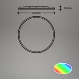 BRILONER 7494016-LED RGBW prigušiva plafonska lampa SMART LED/22W/230V 4000K +daljinski upravljač Wi‑Fi Tuya | Eponuda.com