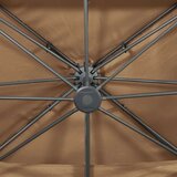  Vrtni senčnik z dvojno streho taupe 400x300 cm | Shoptok.si