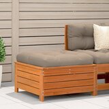 Maison Chic Vrtni stolček - Vrtni stoli za noge voščeno rjav 62x63,5x32 cm borovina JS947, (21879044) | Shoptok.si