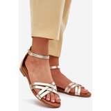 Maciejka Ladies leather sandals on flat heel | Shoptok.si