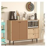 Hanah home RE2-SK oaktile red multi purpose cabinet | Eponuda.com