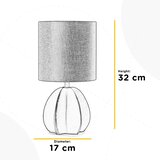  ONLI - Stona lampa CARAMBOLA 1xE14/6W/230V braon | Eponuda.com