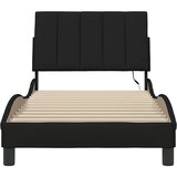  Okvir za krevet bez madraca Hanko crni 90x190cm od tkanine | Eponuda.com