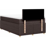  Krevet box spring s madracem tamnosmeđi 120 x 190 cm od tkanine | shoptok.hr