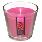 Atmosphera sveća vanila 9x8,3cm vosak/staklo roza ( 172790e )