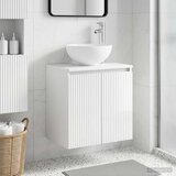  Umivaonik s policom Bijela visokog sjaja 49,5 x 35 x 63 cm | shoptok.hr