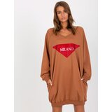 VITON Sweatshirt-VI-BL-3113.73P-light brown Cijene