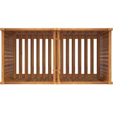  Vrtna sadilica s oblogom 100x50x100 cm od masivnog drva bagrema | Eponuda.com