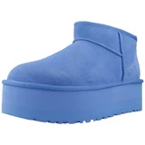 Ugg Škornji CLASSIC ULTRA MINI PLATF Modra