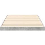  Posteljni okvir Betonsko siva 90 x 200 cm Konstruiran les, (5000121191) | Shoptok.si