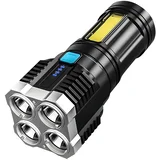 Maxi LED svjetiljka s USB punjenjem - Crna